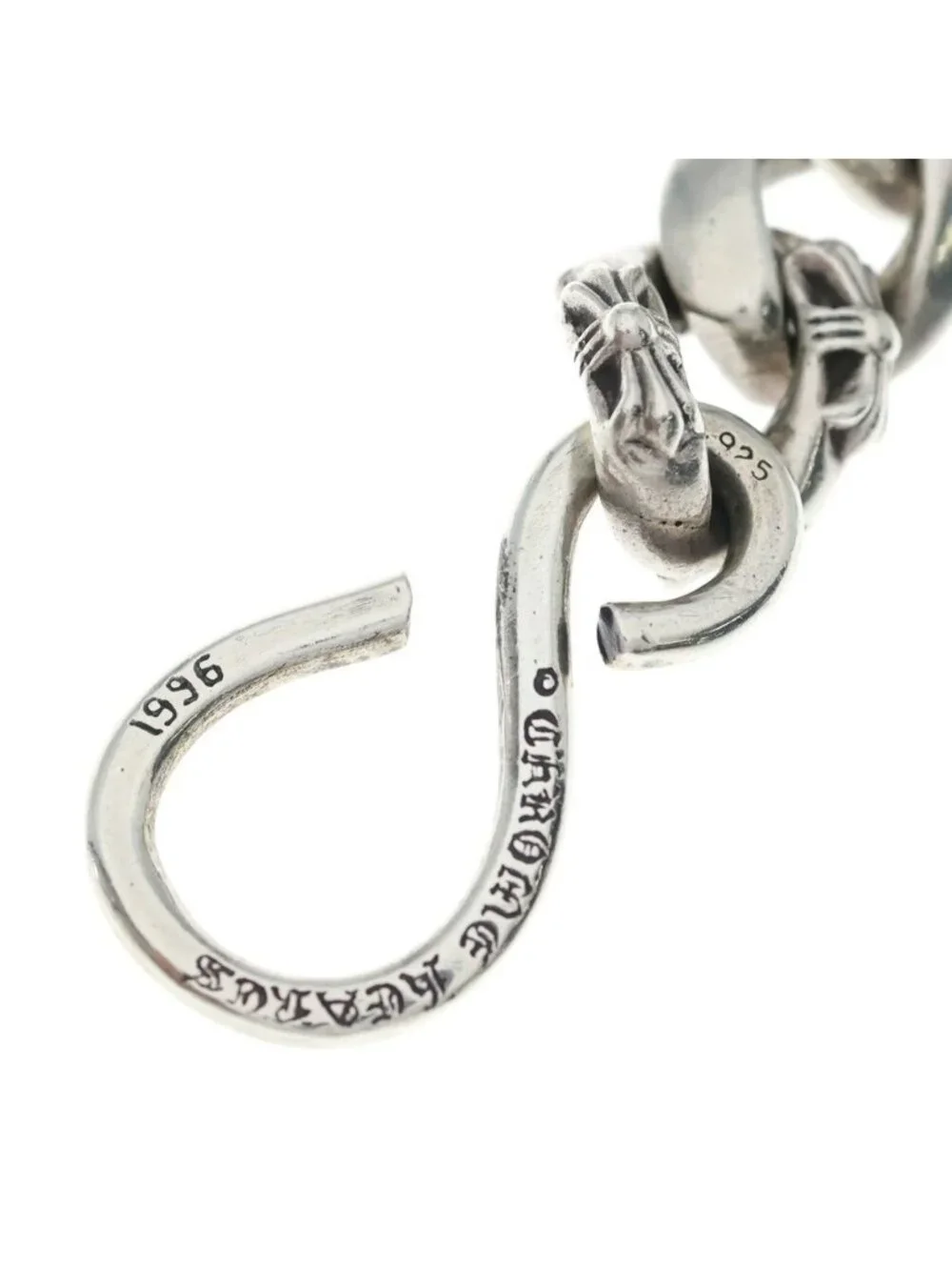 Chrome Hearts Short Fancy Bracelet Silver
